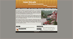 Desktop Screenshot of hotelshivalik.com
