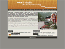 Tablet Screenshot of hotelshivalik.com